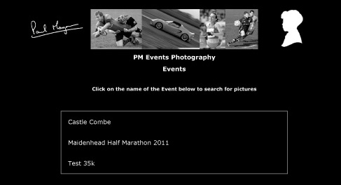 PM Events Home Page